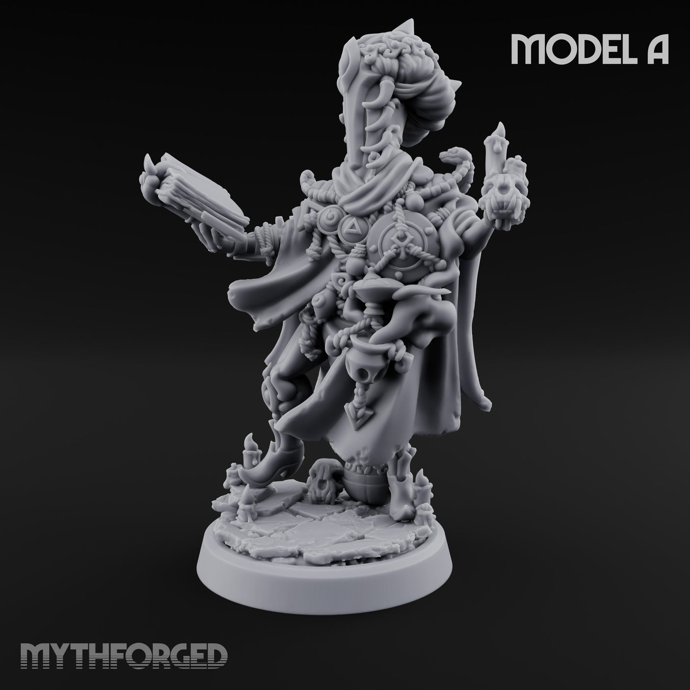 Tentacle Writhing Demon Hierophant A Miniature for Dungeons and Dragons, Pathfinder or other TTRPGs