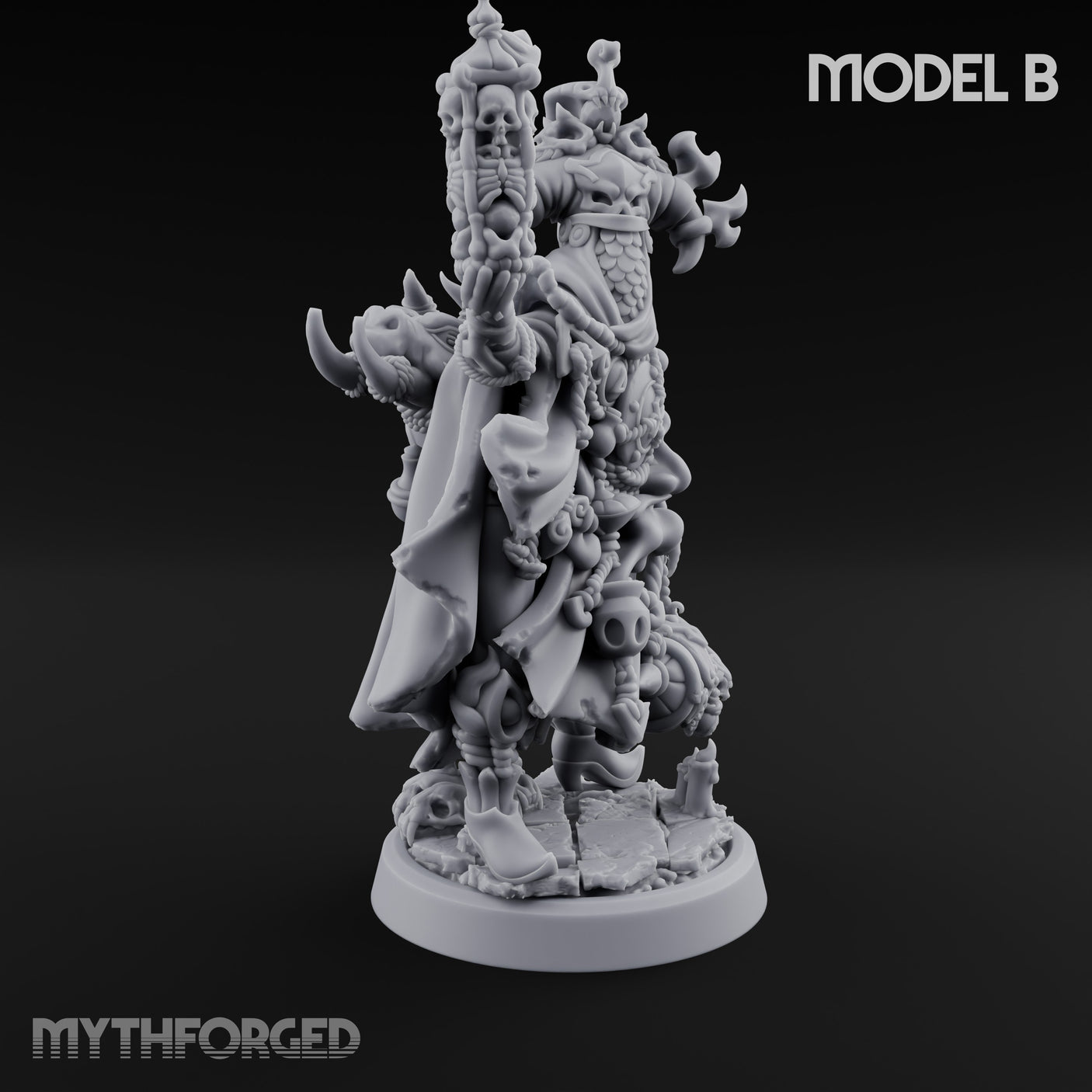 Tentacle Writhing Demon Hierophant B Miniature for Dungeons and Dragons, Pathfinder or other TTRPGs