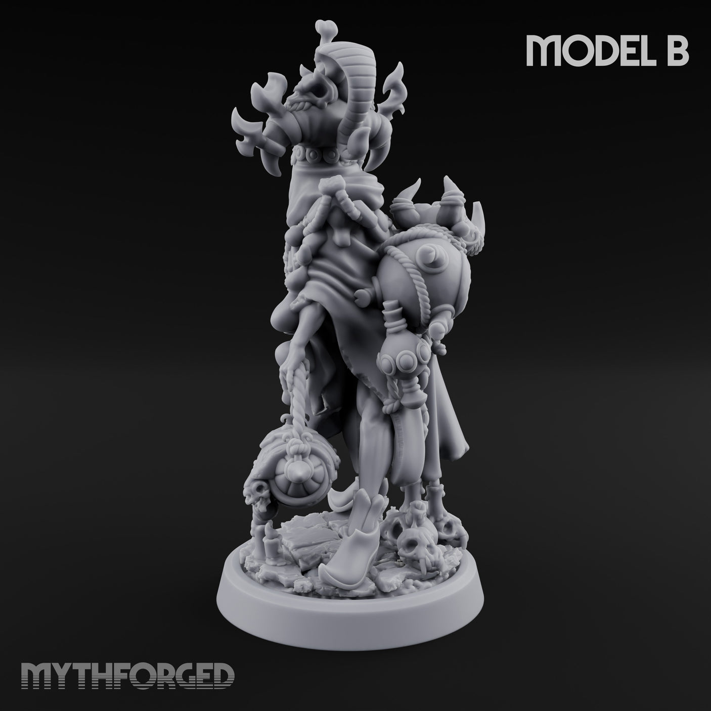 Tentacle Writhing Demon Hierophant B Miniature for Dungeons and Dragons, Pathfinder or other TTRPGs