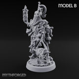 Tentacle Writhing Demon Hierophant B Miniature for Dungeons and Dragons, Pathfinder or other TTRPGs