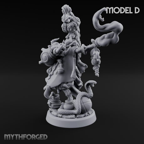 Tentacle Writhing Demon Hierophant D Miniature for Dungeons and Dragons, Pathfinder or other TTRPGs