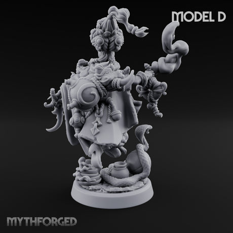 Tentacle Writhing Demon Hierophant D Miniature for Dungeons and Dragons, Pathfinder or other TTRPGs