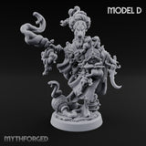 Tentacle Writhing Demon Hierophant D Miniature for Dungeons and Dragons, Pathfinder or other TTRPGs