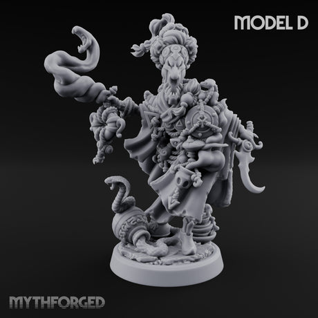 Tentacle Writhing Demon Hierophant D Miniature for Dungeons and Dragons, Pathfinder or other TTRPGs