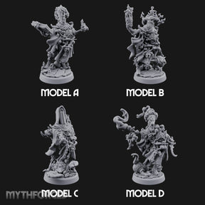 Tentacle Writhing Demon Hierophants Miniature for Dungeons and Dragons, Pathfinder or other TTRPGs