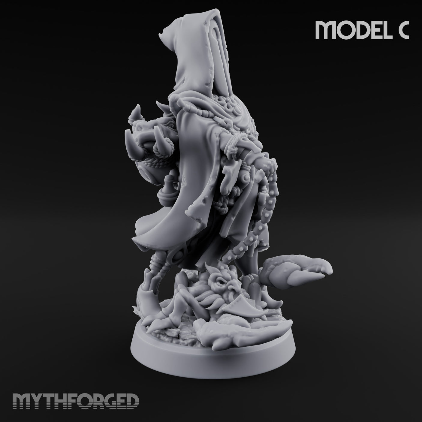 Tentacle Writhing Demon Hierophants Miniature for Dungeons and Dragons, Pathfinder or other TTRPGs