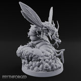Tentacle Writhing Giant Ankeg Queen Miniature for Dungeons and Dragons, Pathfinder or other TTRPGs