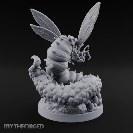 Tentacle Writhing Giant Ankeg Queen Miniature for Dungeons and Dragons, Pathfinder or other TTRPGs