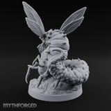 Tentacle Writhing Giant Ankeg Queen Miniature for Dungeons and Dragons, Pathfinder or other TTRPGs