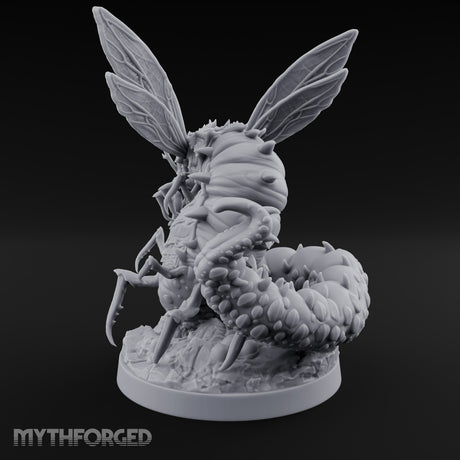 Tentacle Writhing Giant Ankeg Queen Miniature for Dungeons and Dragons, Pathfinder or other TTRPGs