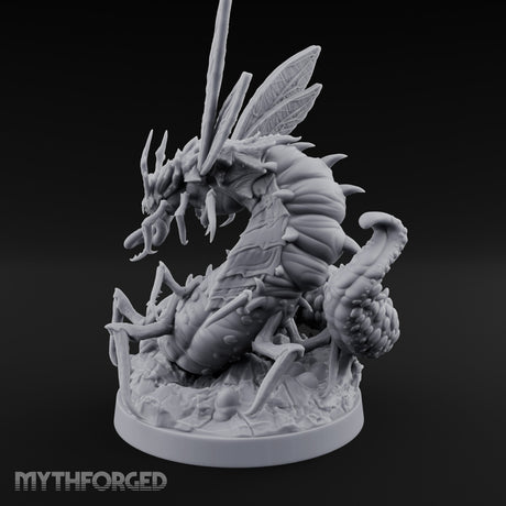 Tentacle Writhing Giant Ankeg Queen Miniature for Dungeons and Dragons, Pathfinder or other TTRPGs