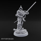 Tentacle Writhing Sword Levelling Voidtouched Swordsman A Miniature for Dungeons and Dragons, Pathfinder or other TTRPGs