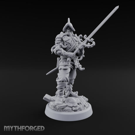 Tentacle Writhing Sword Levelling Voidtouched Swordsman A Miniature for Dungeons and Dragons, Pathfinder or other TTRPGs