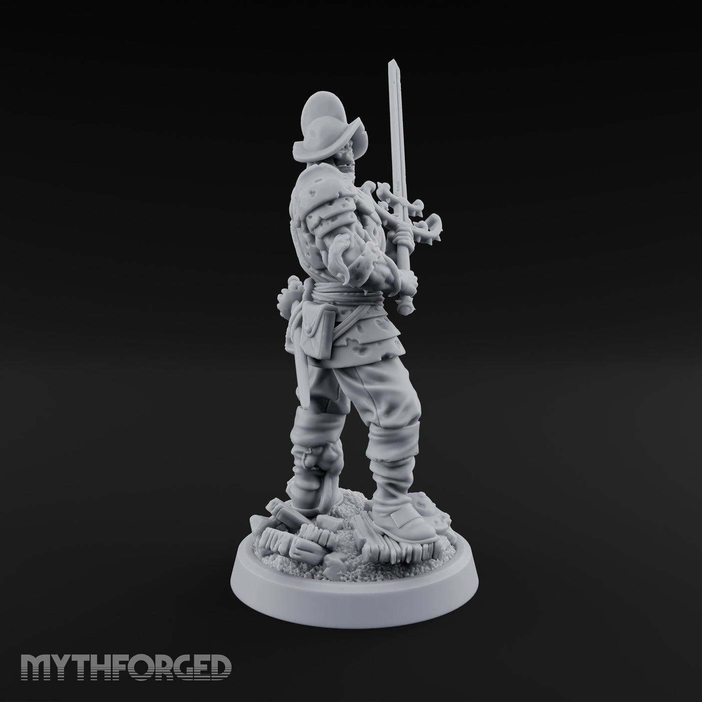 Tentacle Writhing Sword Levelling Voidtouched Swordsman A Miniature for Dungeons and Dragons, Pathfinder or other TTRPGs