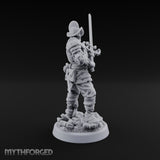 Tentacle Writhing Sword Levelling Voidtouched Swordsman A Miniature for Dungeons and Dragons, Pathfinder or other TTRPGs