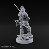 Tentacle Writhing Sword Levelling Voidtouched Swordsman A Miniature for Dungeons and Dragons, Pathfinder or other TTRPGs