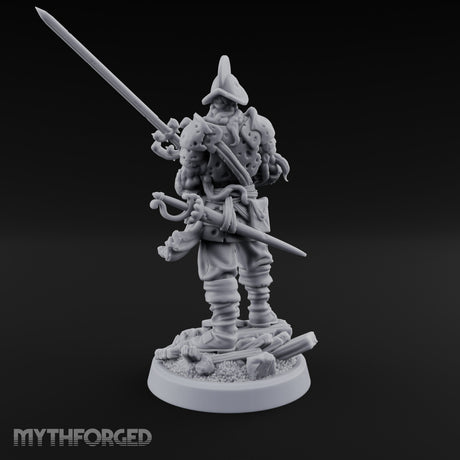 Tentacle Writhing Sword Levelling Voidtouched Swordsman A Miniature for Dungeons and Dragons, Pathfinder or other TTRPGs