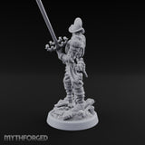 Tentacle Writhing Sword Levelling Voidtouched Swordsman A Miniature for Dungeons and Dragons, Pathfinder or other TTRPGs