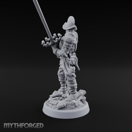 Tentacle Writhing Sword Levelling Voidtouched Swordsman A Miniature for Dungeons and Dragons, Pathfinder or other TTRPGs