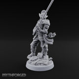 Tentacle Writhing Sword Levelling Voidtouched Swordsman A Miniature for Dungeons and Dragons, Pathfinder or other TTRPGs