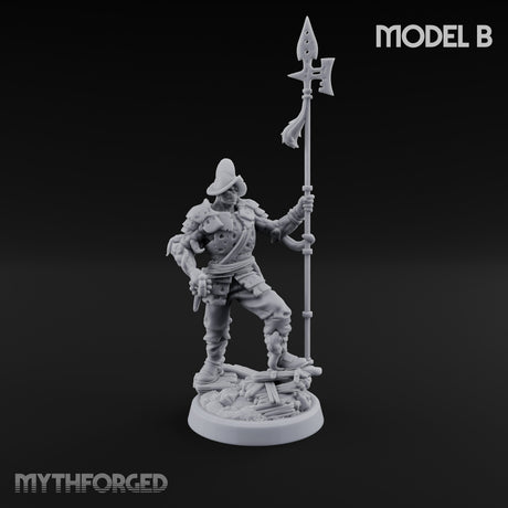 Tentacle Writhing Sword Levelling Voidtouched Swordsman B Miniature for Dungeons and Dragons, Pathfinder or other TTRPGs