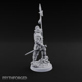 Tentacle Writhing Sword Levelling Voidtouched Swordsman B Miniature for Dungeons and Dragons, Pathfinder or other TTRPGs