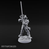 Tentacle Writhing Sword Levelling Voidtouched Swordsman C Miniature for Dungeons and Dragons, Pathfinder or other TTRPGs