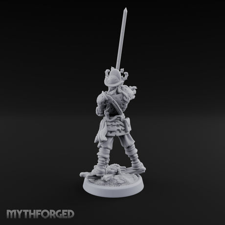 Tentacle Writhing Sword Levelling Voidtouched Swordsman C Miniature for Dungeons and Dragons, Pathfinder or other TTRPGs