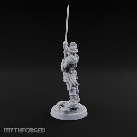Tentacle Writhing Sword Levelling Voidtouched Swordsman C Miniature for Dungeons and Dragons, Pathfinder or other TTRPGs