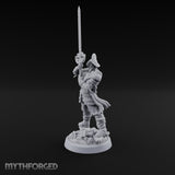 Tentacle Writhing Sword Levelling Voidtouched Swordsman C Miniature for Dungeons and Dragons, Pathfinder or other TTRPGs