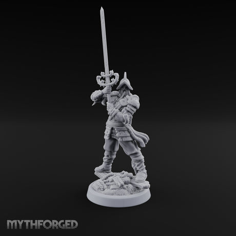 Tentacle Writhing Sword Levelling Voidtouched Swordsman C Miniature for Dungeons and Dragons, Pathfinder or other TTRPGs