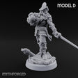 Tentacle Writhing Sword Levelling Voidtouched Swordsman D Miniature for Dungeons and Dragons, Pathfinder or other TTRPGs