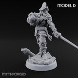 Tentacle Writhing Sword Levelling Voidtouched Swordsman D Miniature for Dungeons and Dragons, Pathfinder or other TTRPGs