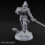 Tentacle Writhing Sword Levelling Voidtouched Swordsman D Miniature for Dungeons and Dragons, Pathfinder or other TTRPGs