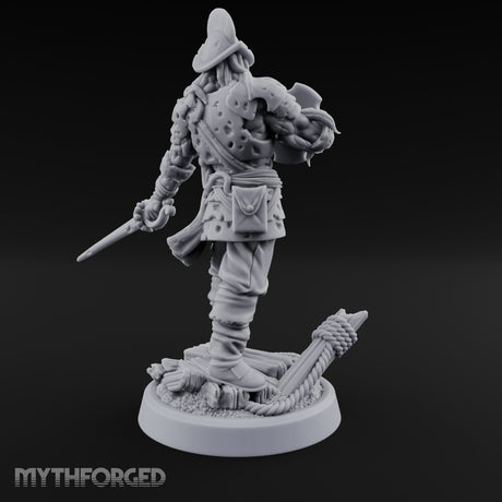 Tentacle Writhing Sword Levelling Voidtouched Swordsman D Miniature for Dungeons and Dragons, Pathfinder or other TTRPGs