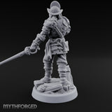 Tentacle Writhing Sword Levelling Voidtouched Swordsman D Miniature for Dungeons and Dragons, Pathfinder or other TTRPGs
