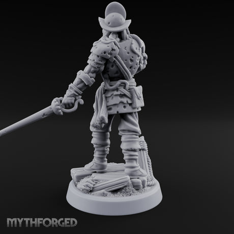 Tentacle Writhing Sword Levelling Voidtouched Swordsman D Miniature for Dungeons and Dragons, Pathfinder or other TTRPGs