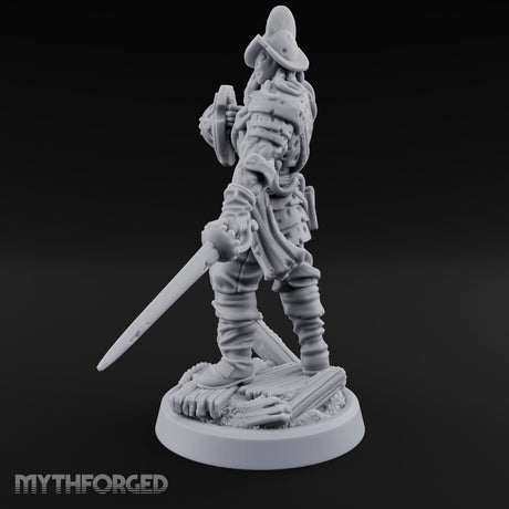 Tentacle Writhing Sword Levelling Voidtouched Swordsman D Miniature for Dungeons and Dragons, Pathfinder or other TTRPGs