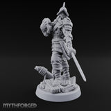 Tentacle Writhing Sword Levelling Voidtouched Swordsman D Miniature for Dungeons and Dragons, Pathfinder or other TTRPGs