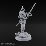 Tentacle Writhing Sword Levelling Voidtouched Swordsmen Miniature for Dungeons and Dragons, Pathfinder or other TTRPGs