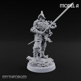 Tentacle Writhing Sword Levelling Voidtouched Swordsmen Miniature for Dungeons and Dragons, Pathfinder or other TTRPGs