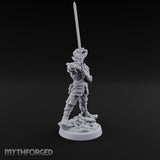 Tentacle Writhing Sword Levelling Voidtouched Swordsmen Miniature for Dungeons and Dragons, Pathfinder or other TTRPGs