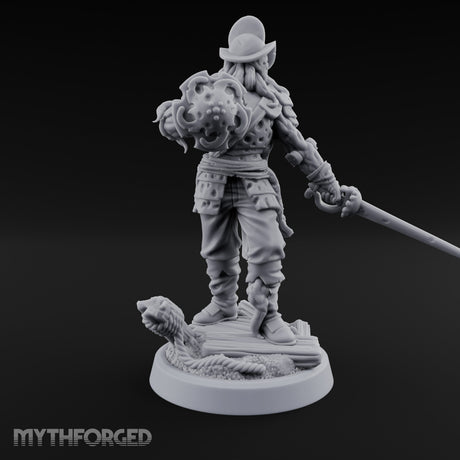 Tentacle Writhing Sword Levelling Voidtouched Swordsmen Miniature for Dungeons and Dragons, Pathfinder or other TTRPGs