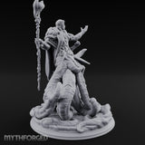 Tentacles Bursting Forth Human Warlock Miniature for Dungeons and Dragons, Pathfinder or other TTRPGs