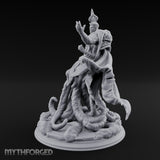 Tentacles Bursting Forth Human Warlock Miniature for Dungeons and Dragons, Pathfinder or other TTRPGs