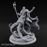 Tentacles Bursting Forth Human Warlock Miniature for Dungeons and Dragons, Pathfinder or other TTRPGs
