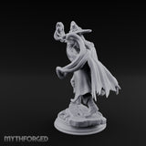 Tentacles Lashing Out Human Wizard Miniature for Dungeons and Dragons, Pathfinder or other TTRPGs