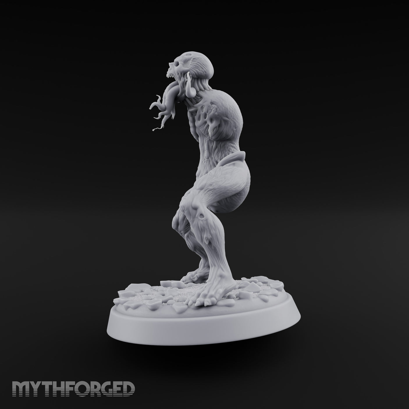 Tentacles Spewing Aberration Experiment Miniature for Dungeons and Dragons, Pathfinder or other TTRPGs