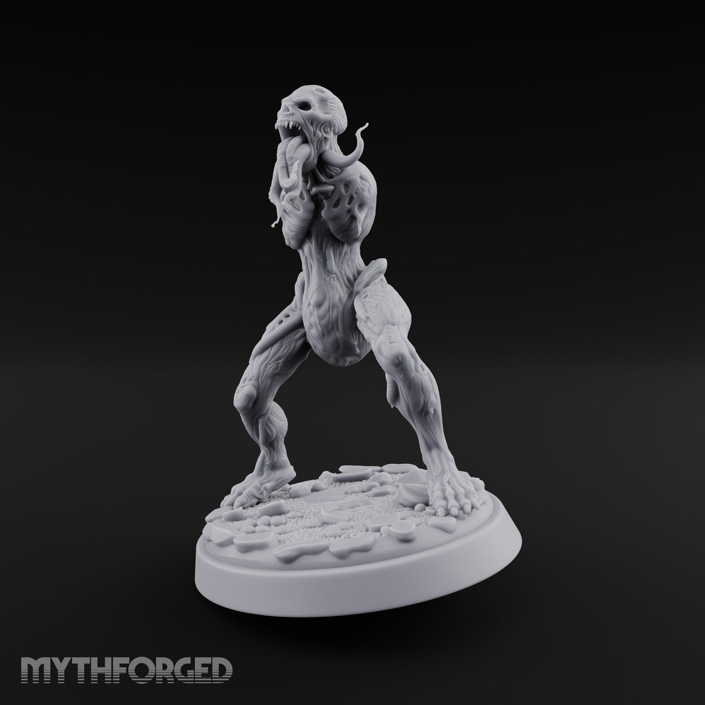 Tentacles Spewing Aberration Experiment Miniature for Dungeons and Dragons, Pathfinder or other TTRPGs