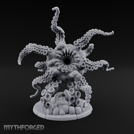 Tentacles Splayed Maw Gaping Maw Beast Miniature for Dungeons and Dragons, Pathfinder or other TTRPGs
